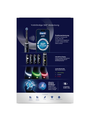 Oral-B Elektrische Zahnbürste "iO Series 6 + Reiseetui" in Schwarz