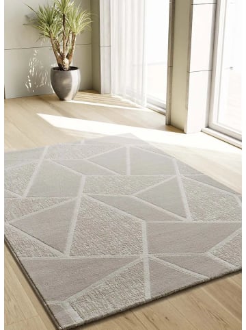 Atticgo Kurzflor-Teppich SENSATION in weiß