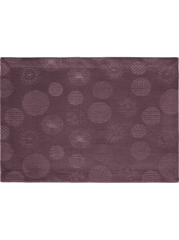 Erwin Müller Jacquard, Baumwollmischung Tischset 2er-Pack Calvia in mauve