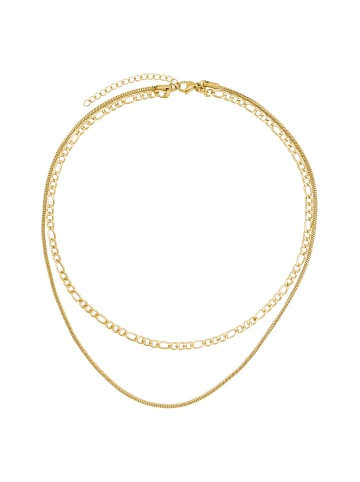 Steel_Art Layering Halskette Frauen Vance goldfarben in goldfarben