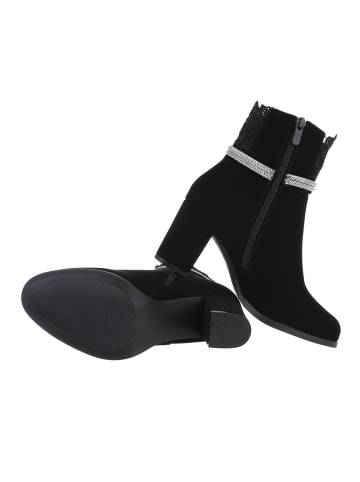 Ital-Design Stiefelette in Schwarz