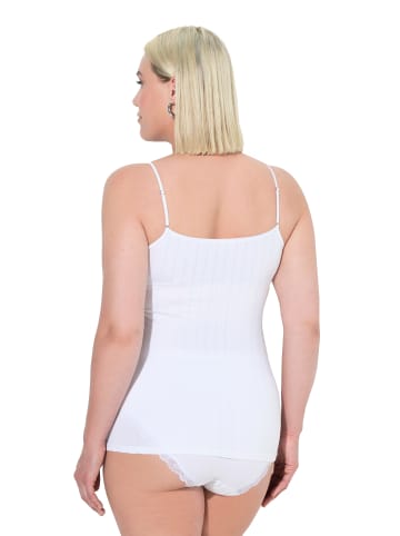 Ulla Popken Unterhemd in schneeweiß