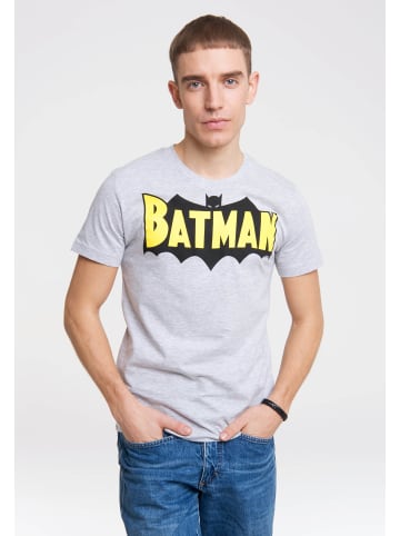 Logoshirt T-Shirt BATMAN - WINGS in grau meliert