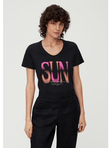 s.Oliver T-Shirt kurzarm in Schwarz