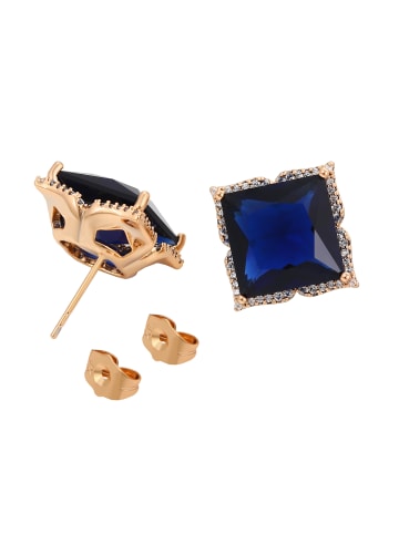 NAEMI Women Earrings in Rose Gold Navy