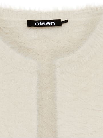 Olsen Weste Henny in ecru - 0001