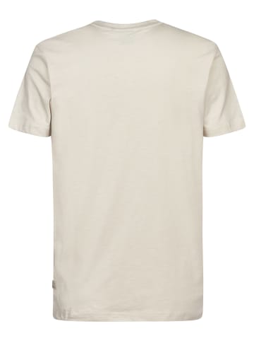 Petrol Industries Bedrucktes Jersey-T-Shirt Oro in Weiß