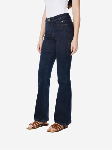 KOROSHI Denim flared jeans in blau