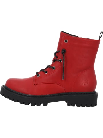 Palado Schnürstiefel Sideros Spark in Rot/Schwarz