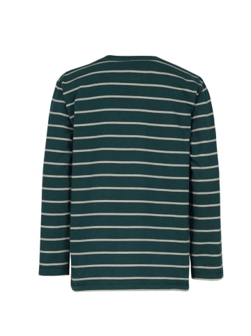 Band of Rascals Longsleeve " Striped " in racing-green-moos