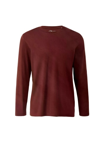 s.Oliver CASUAL Shirt in dunkelrot