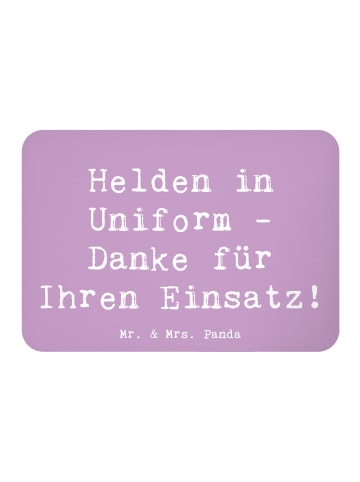 Mr. & Mrs. Panda magnet Spruch Polizist Held mit Spruch in Lavendeltraum