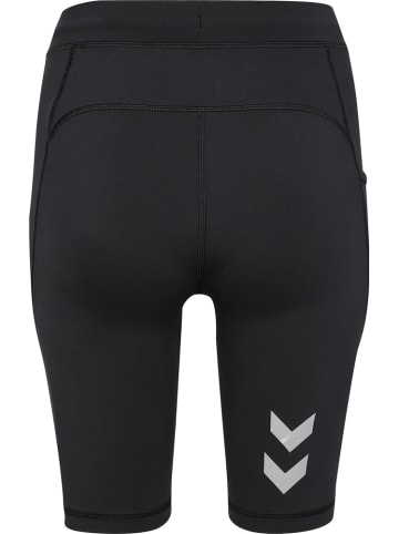Hummel Leggings "Hmlrun Short Tight Woman" in Schwarz