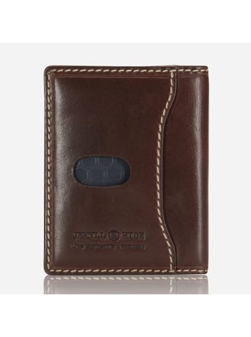 Jekyll & Hide Oxford Kreditkartenetui RFID Schutz Leder 8.5 cm mocha