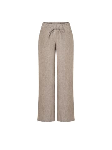 MAC Leinenhose CHIARA BELT in sanddrift melange