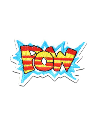 Catch the Patch Pow Comic KinderApplikation Bügelbild inBunt