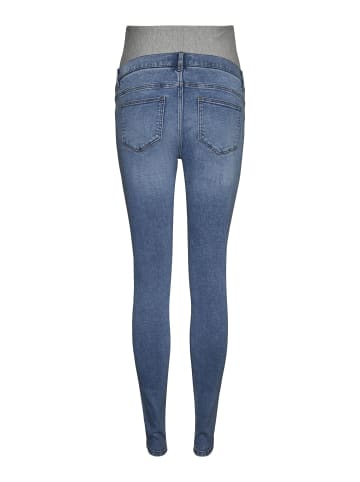 mama licious Umstandsjeans mit Skinny Fit in Medium Blue Denim