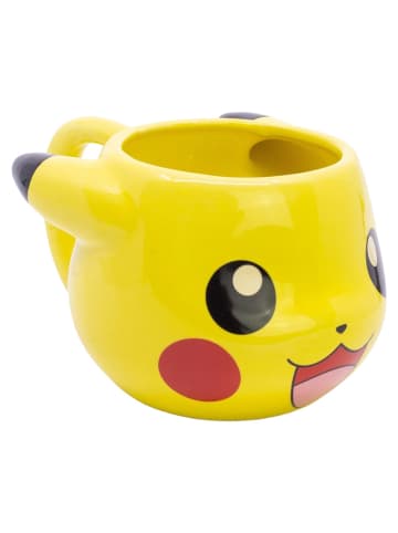 Pokemon Pokemon 3D Tasse Pikachu Kaffeetasse Becher Kaffeebecher 480 ml in gelb