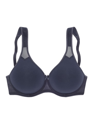 PETITE FLEUR T-Shirt-BH in marine
