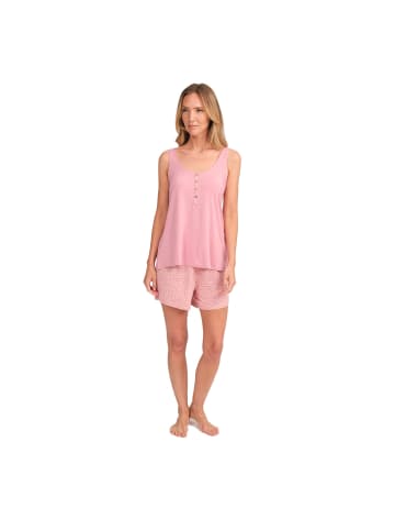 J and J Brothers Schlafanzug in Pink