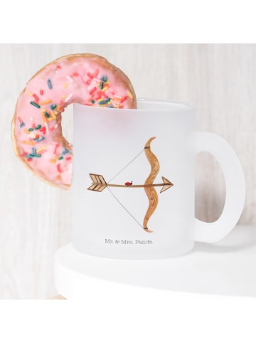 Mr. & Mrs. Panda Tee Tasse Sternzeichen Schütze ohne Spruch in Transparent
