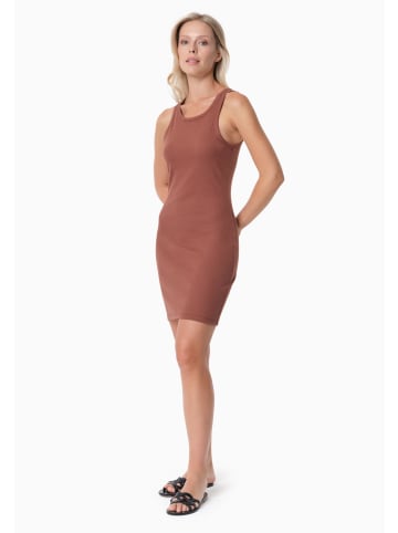 Organication Minikleid "DERREN" in Kaffeebraun