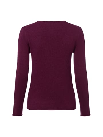 Marie Lund Strickpullover in aubergine - 0007