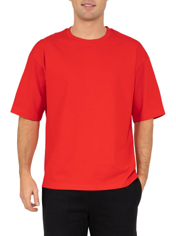 Reichstadt Reichstadt Regular Fit T-Shirt Herren Shoulder Drop 25RS071 Red XS