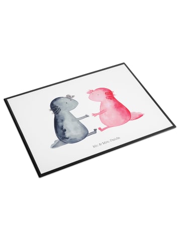 Mr. & Mrs. Panda tischpad Axolotl Liebe ohne Spruch in Weiß