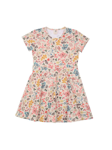 Walkiddy Kleid Mini Flowers in green