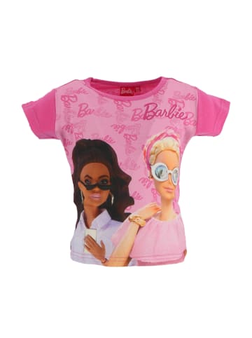 Barbie Barbie T-Shirt für Kinder mit Print Kurzarm-Shirt für Mädchen in Pink