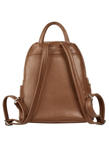 Samantha Look Rucksack echt Leder in cognac