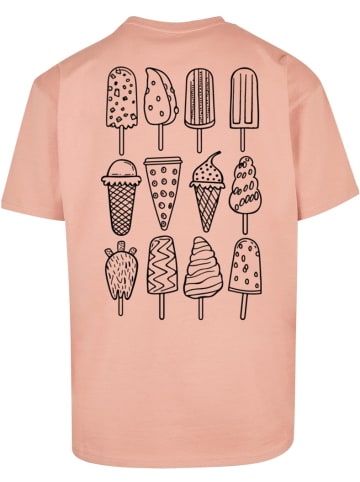 Merchcode T-Shirt "Ice Cream Oversized T-Shirt" in Orange