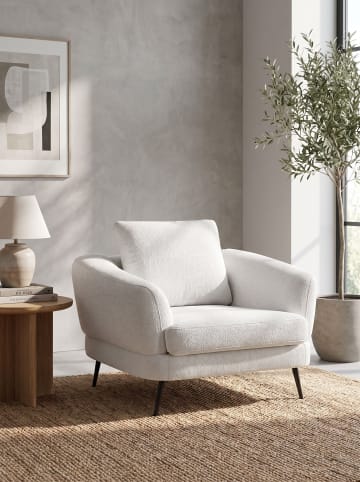 Sessel KJAER in Weiß/Schwarz - (W) 100 x (H) 100 x (L) 100 cm