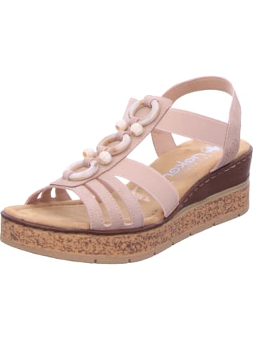 rieker Keilsandalette in rosa