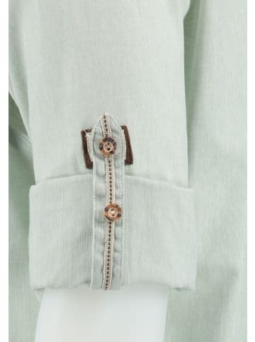 OS-Trachten Trachtenhemd Babuzi in mittelgrün