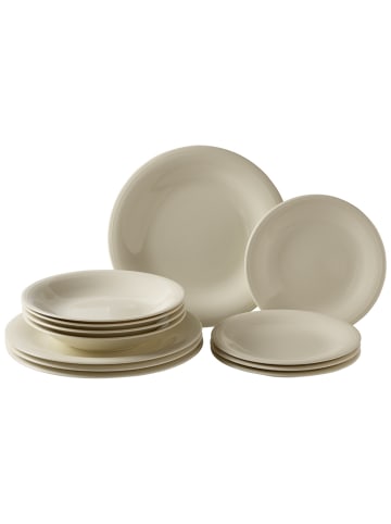 like. by Villeroy & Boch Starter Teller Set 12tlg. Color Loop Natural in weiß