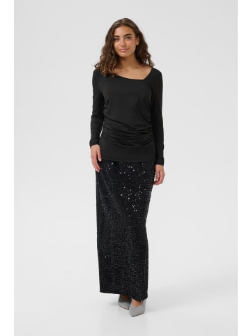 CULTURE Langarm-Shirt CUjessica Fitted in Black