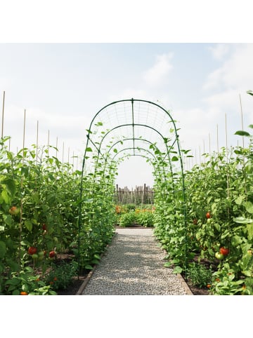 relaxdays Rankgitter in Grün - (B)183 x (H)182 x (T)43 cm