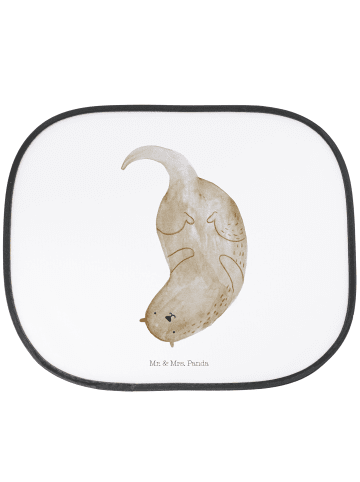 Mr. & Mrs. Panda autofenster sonnenschutz Otter Kopfüber ohne Sp... in Weiß