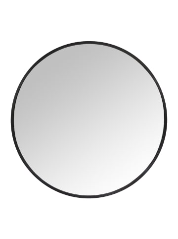 relaxdays Spiegel in Schwarz - 70 cm