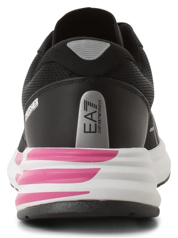 EA7 Sneaker in schwarz pink