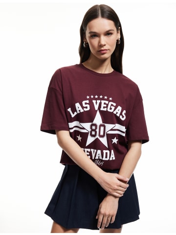 KOTON TSHIRT SS in Bordo