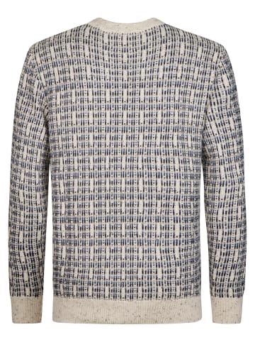 Petrol Industries Strickpullover mit geometrischem Muster irongate in Weiß