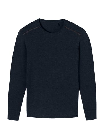 Schiesser Pyjamaoberteil Comfort Fit in nachtblau