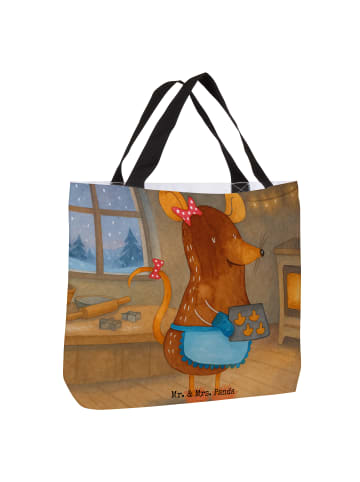 Mr. & Mrs. Panda Schultasche Maus Kekse Design ohne Spruch in Weiß