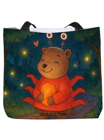 Mr. & Mrs. Panda Tote Bag Krebs Astrologie Design ohne Spruch in Weiß