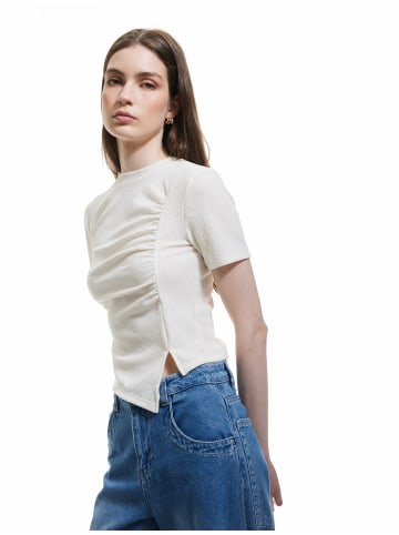 KOTON TSHIRT SS in Grauweiß