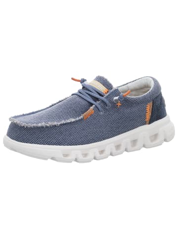 Fusion Sportlicher Schnürschuh in blau
