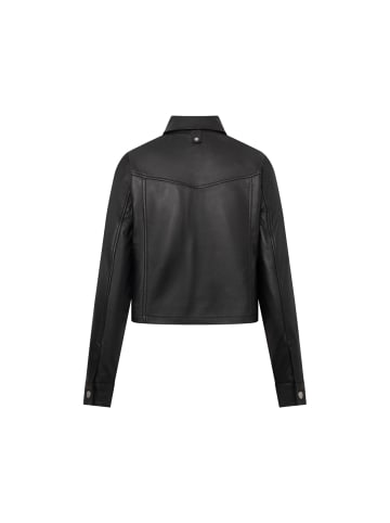 Bolongaro Trevor Lederjacke Ginny Fringe in schwarz